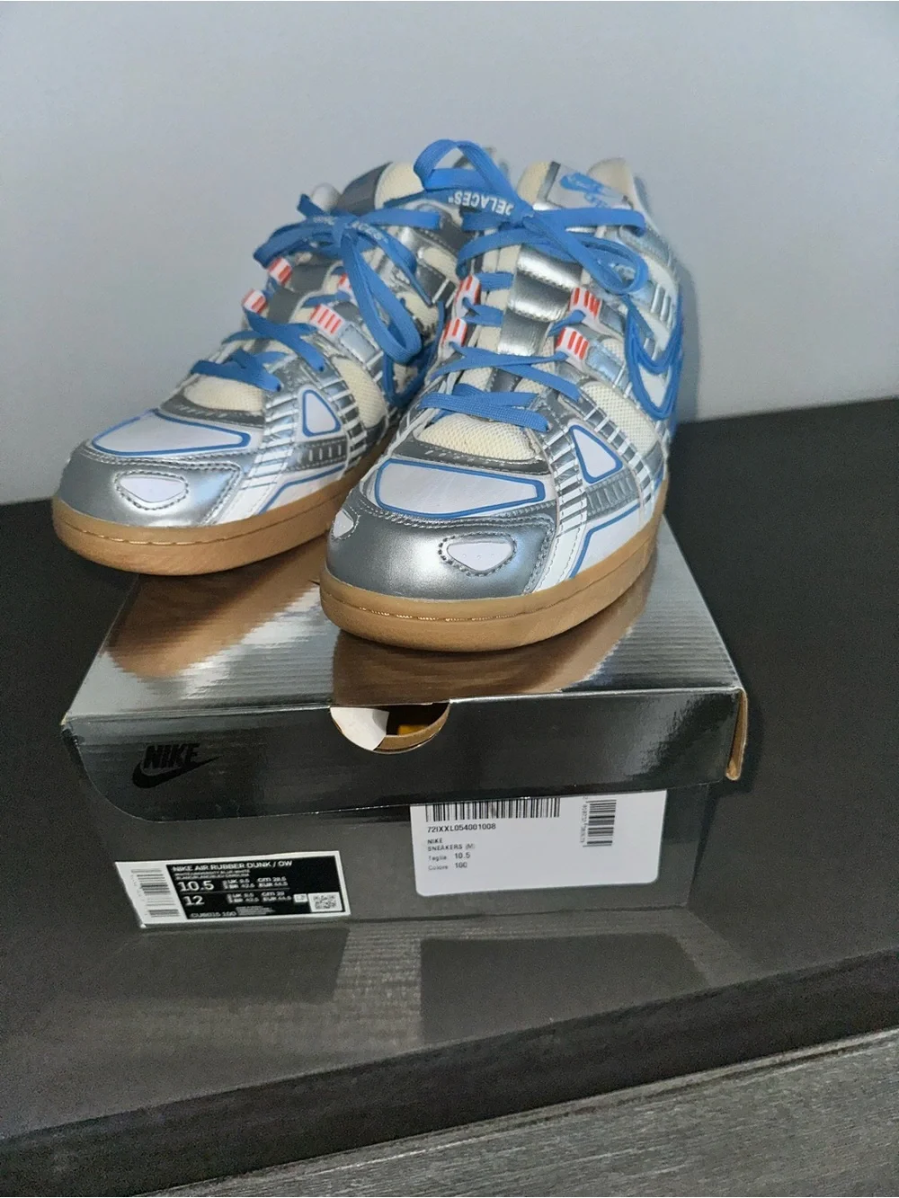 Nike Air Rubber Dunk Off-White UNC Men’s 10.5